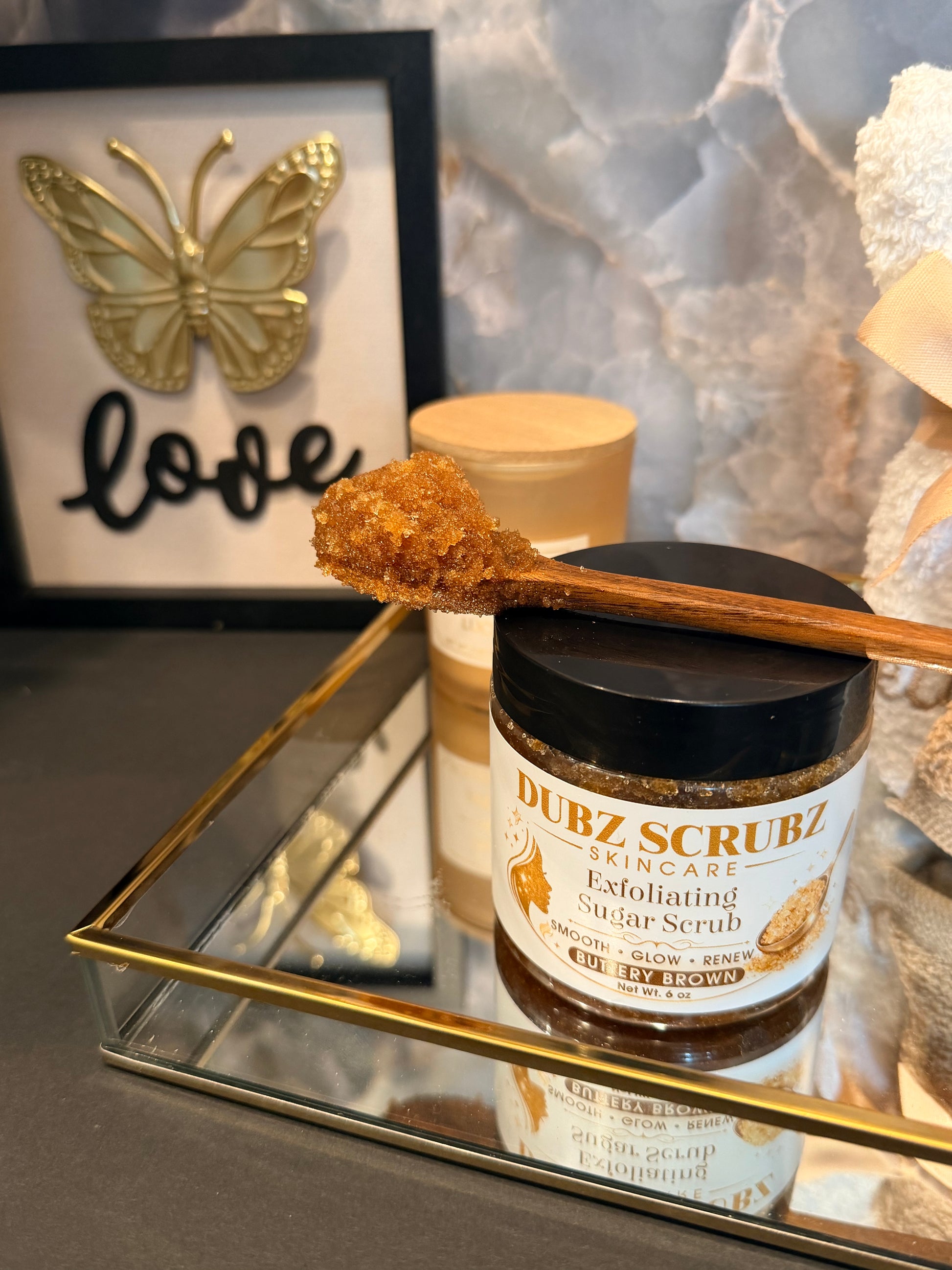 "Your skin is about to meet its new obsession. 🤎 Buttery Brown"