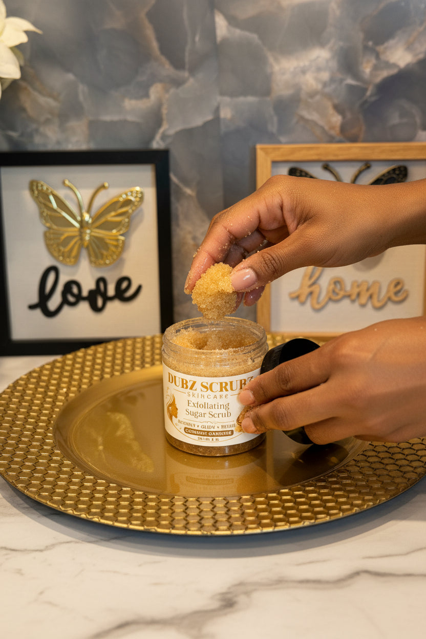 One scoop is all you need. ✨ Feel the difference from the very first use. Body Silk by Dubz Scrubz — link in bio 🤎